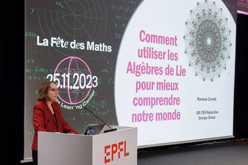 Cérémonie officielle promouvant l'excellence mathématique à l'EPFL, notamment en présence de notre lauréat et notre lauréate du médaille Fields.