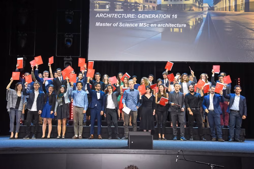 Remise des masters en Architecture, le 1 octobre 2016