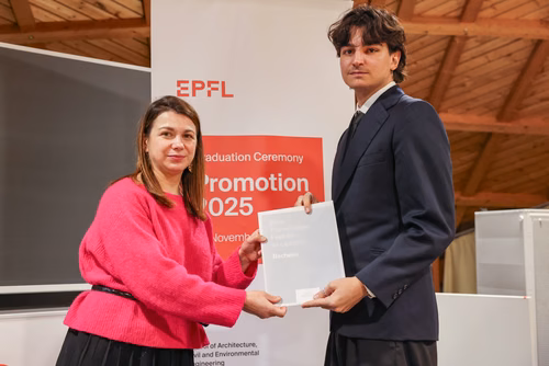 Remise de Diplômes Bachelor EPFL 2025 à la section de Génie Civil 