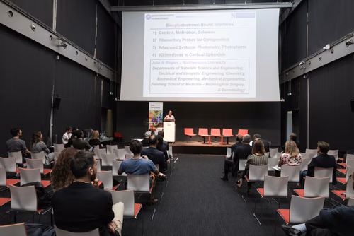 Inaugural event of the newly formed Neuro-X Institute at EPFL.