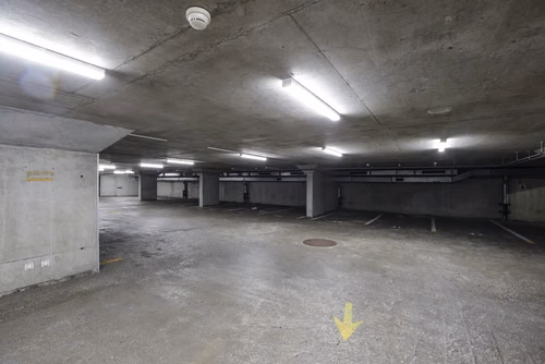 Parking Esplanade, Abris PC, déchèterie