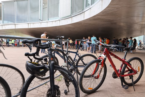 Evénement festif lors de la clôture de Bike to Work