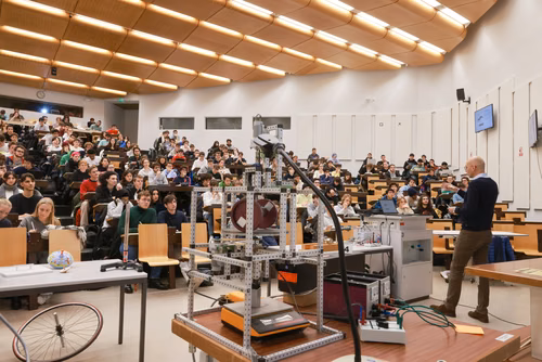 Students in auditorium