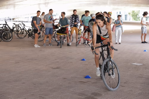 Festive event at the closing of Bike to Work 