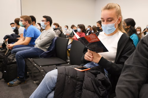 Journées des gymnasiens accueil et stands 