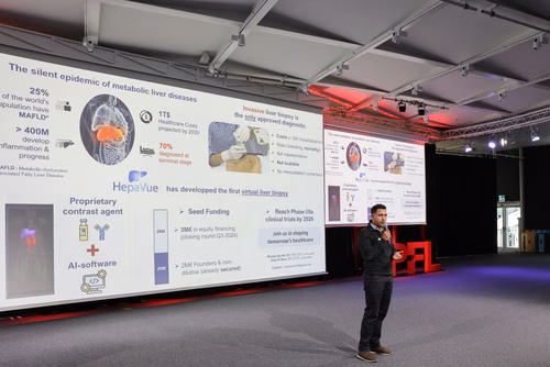 13th edition of the Startup Champions Seed Night 2024 at the Rolex Forum at EPFL.