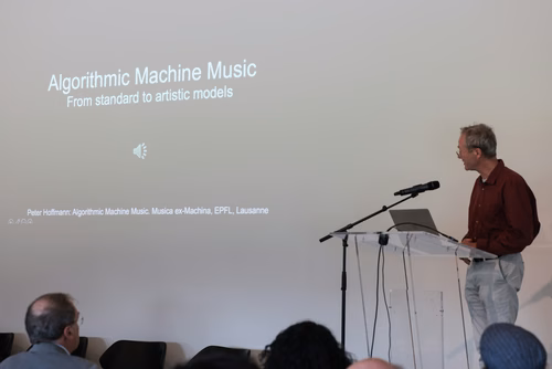 The Musica ex Machina Symposium, held in conjunction with the exhibition of the same name, delves into the interplay between music and computational thinking from historical to contemporary contexts. This event will gather experts to discuss how algorithmic and AI-driven approaches have transformed music creation and performance. Through a series of presentations and discussions, participants will explore the profound implications of these technological advancements on the future of music.