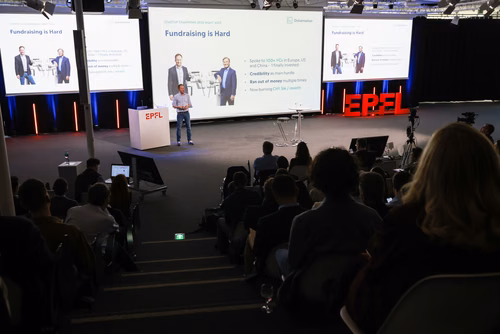 12th edition of the Startup Champions Seed Night 2023 at the Rolex Forum at EPFL