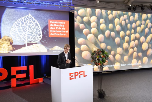 Cette cérémonie a pour objectif de remettre les Prix de la Recherche de l'EPFL aux lauréat·es et de féliciter toutes les doctorantes et doctorants qui ont terminé leur thèse avec succès cette année.