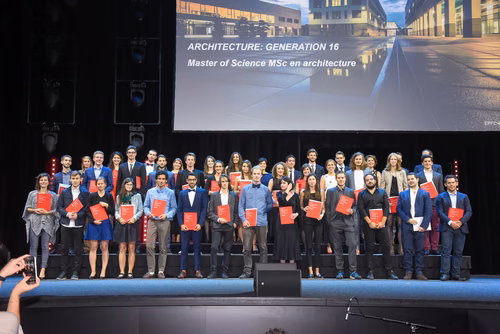 Remise des masters en Architecture, le 1 octobre 2016