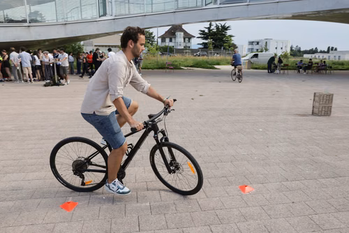 Festive event at the closing of Bike to Work 