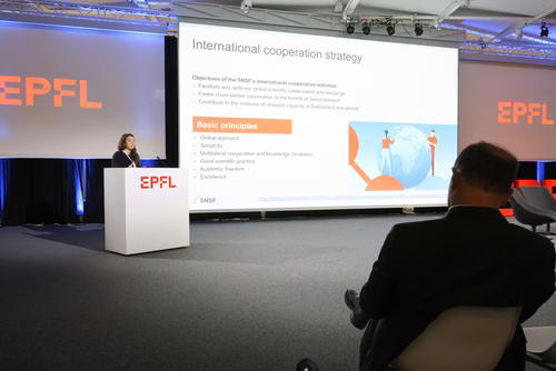EPFL Day of International Research, co-hosted by International Affairs and the Research Office’s International funding team.