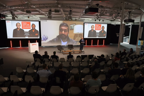 John Doerr and Ryan Panchadsaram interviewed remotely by Bruno Giussani, the Switzerland-based Global Curator of the TED Conferences, and answer questions from the audience.