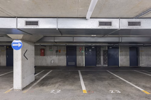 Parking Esplanade, Abris PC, déchèterie