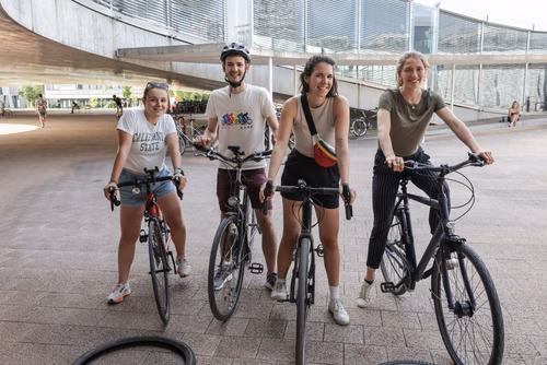 Festive event at the closing of Bike to Work 