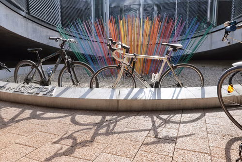 Festive event at the closing of Bike to Work 