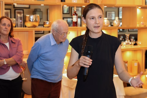 Célébration en l'honneur de  Maryna Viazovska, prof  en mathématiques et lauréate de la médaille Fields