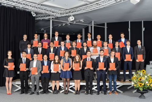 Remise des masters en informatique et systèmes de communication, le 1 octobre 2016
