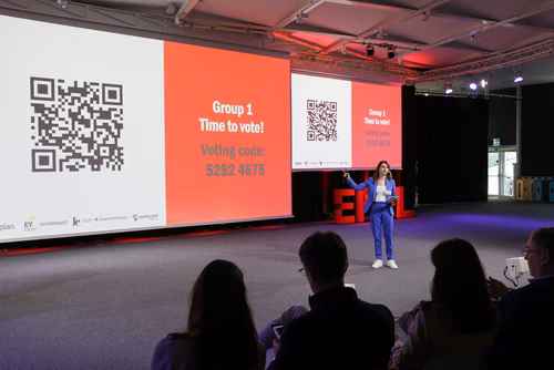 13th edition of the Startup Champions Seed Night 2024 at the Rolex Forum at EPFL.