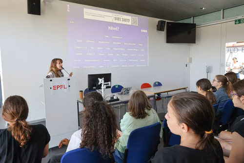 Le tout premier Meet up national du Coding club des filles s'est déroulé sur le campus de l’EPFL à Lausanne.