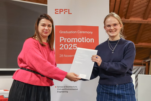Remise de Diplômes Bachelor EPFL 2025 à la section de Génie Civil 