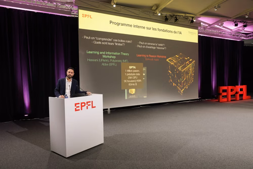 Cérémonie officielle promouvant l'excellence mathématique à l'EPFL, notamment en présence de notre lauréat et notre lauréate du médaille Fields.