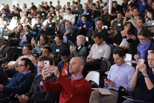 13th edition of the Startup Champions Seed Night 2024 at the Rolex Forum at EPFL.