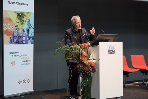 Inaugural event of the newly formed Neuro-X Institute at EPFL.