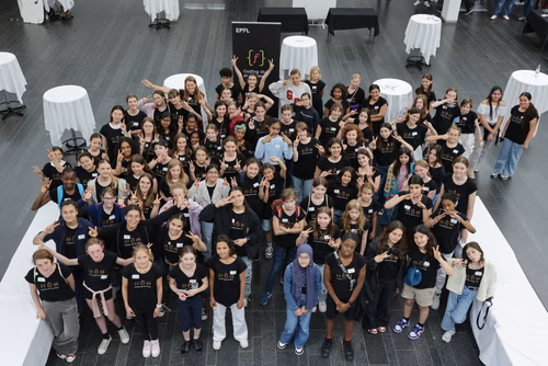 Le Meet up national annuel du Coding club des filles sur le campus de l’EPFL Service de promotion des sciences SPS 