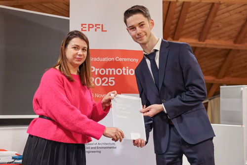 Remise de Diplômes Bachelor EPFL 2025 à la section de Génie Civil 