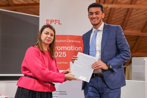 Remise de Diplômes Bachelor EPFL 2025 à la section de Génie Civil 