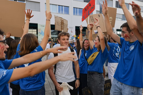 Journée d'accueil des nouveaux étudiants sur le campus