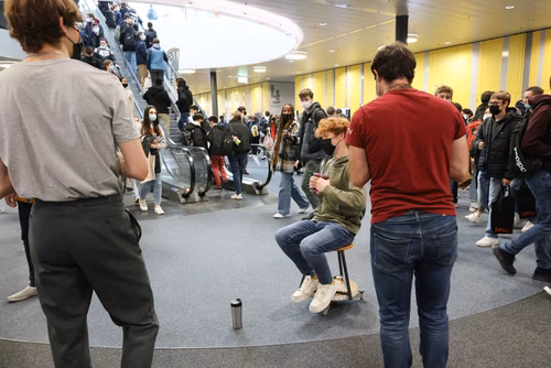 Journées des gymnasiens accueil et stands 