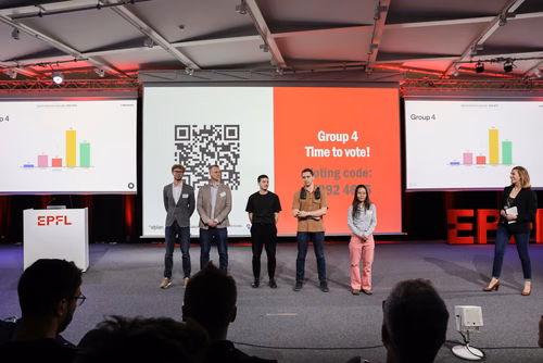 13th edition of the Startup Champions Seed Night 2024 at the Rolex Forum at EPFL.