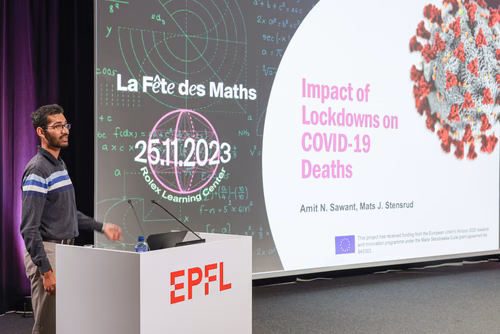 Cérémonie officielle promouvant l'excellence mathématique à l'EPFL, notamment en présence de notre lauréat et notre lauréate du médaille Fields.