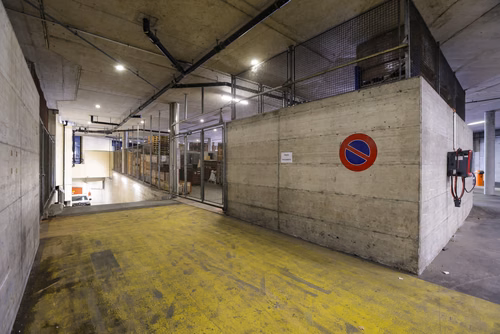 Parking Esplanade, Abris PC, déchèterie