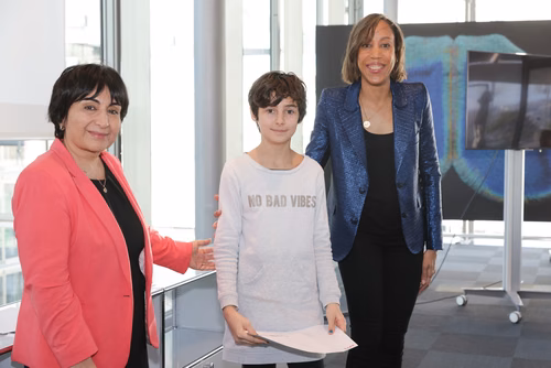 Atelier robotique pour les filles Campus Biotech, remise des attestations