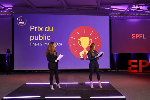 The 14 PhD Students finalists of the competition My Thesis in 180 seconds (MT180)  present their research in simple, straightforward terms in 3 minutes exactly, in English or in French, using humour, metaphores and examples.