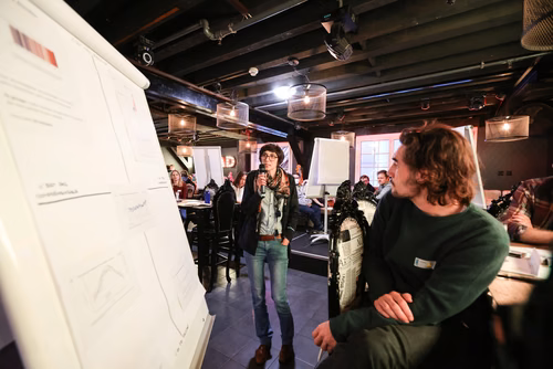 Atelier collaboratif sur la représentation et la compréhension des données, organisé dans le cadre de la journée suisse du digital.