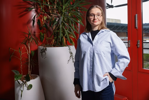 Pour son projet de Master, Polina Holub a produit un plan de gestion des débris d’immeubles détruits par la guerre en Ukraine. Tout un symbole pour celle qui est née près de la frontière russe.
