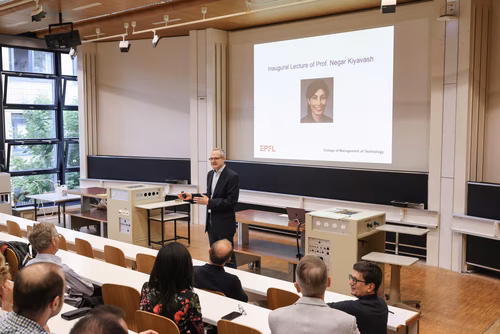 Introduction générale par Prof. Dominique Foray, Directeur du Collège du Management de la Technologie & Prof. Ambrogio Fasoli, Vice Président Associé pour la Recherche