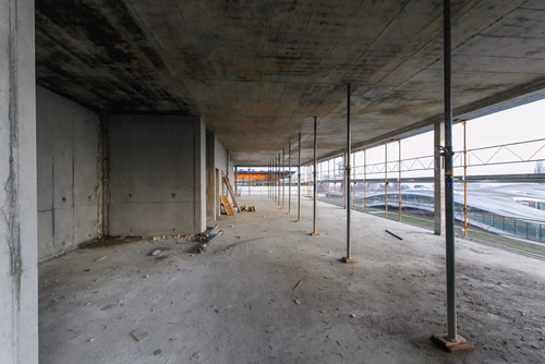 Chantier halles mécaniques
