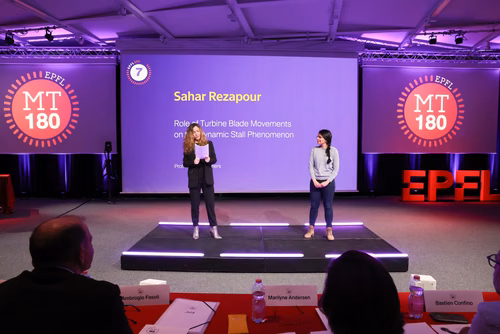 The 14 PhD Students finalists of the competition My Thesis in 180 seconds (MT180)  present their research in simple, straightforward terms in 3 minutes exactly, in English or in French, using humour, metaphores and examples.