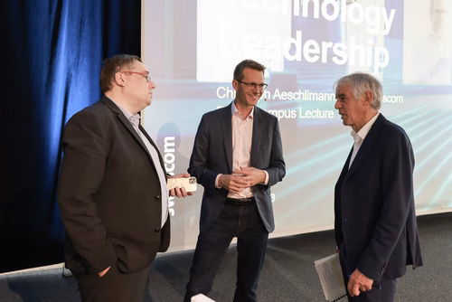 Campus Lecture with Christoph Aeschlimann, CEO of Swisscom, Alumni Award 2022 and EPFL alumnus: