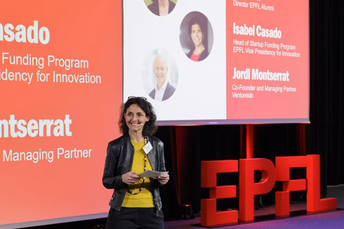 13th edition of the Startup Champions Seed Night 2024 at the Rolex Forum at EPFL.