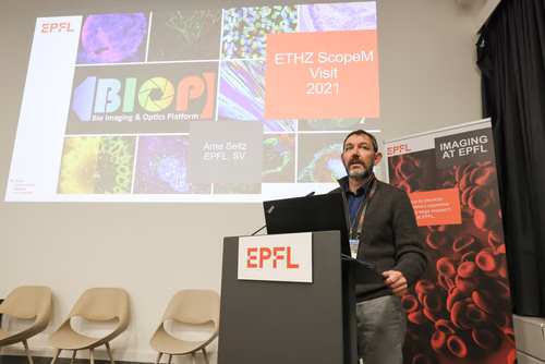 ETHZ ScopeM Visit at EPFL and at Dubochet Center