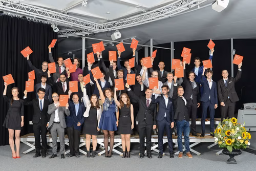 Remise des masters en informatique et systèmes de communication, le 1 octobre 2016