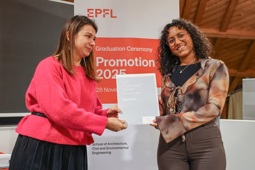 Remise de Diplômes Bachelor EPFL 2025 à la section de Génie Civil 
