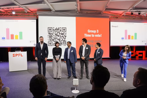 13th edition of the Startup Champions Seed Night 2024 at the Rolex Forum at EPFL.
