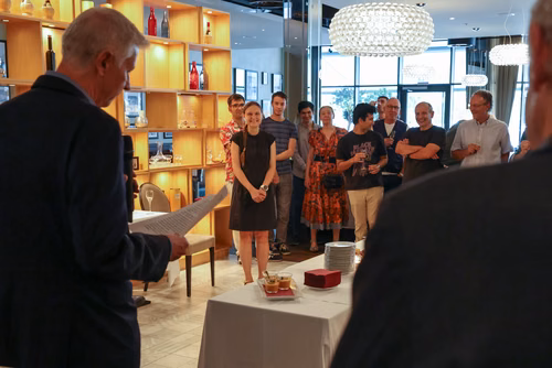 Célébration en l'honneur de  Maryna Viazovska, prof  en mathématiques et lauréate de la médaille Fields